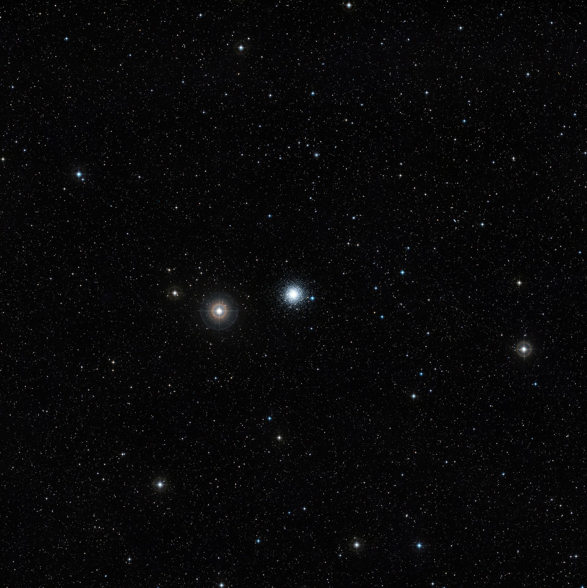 Wide-field view of Messier 30 (ground-based image)