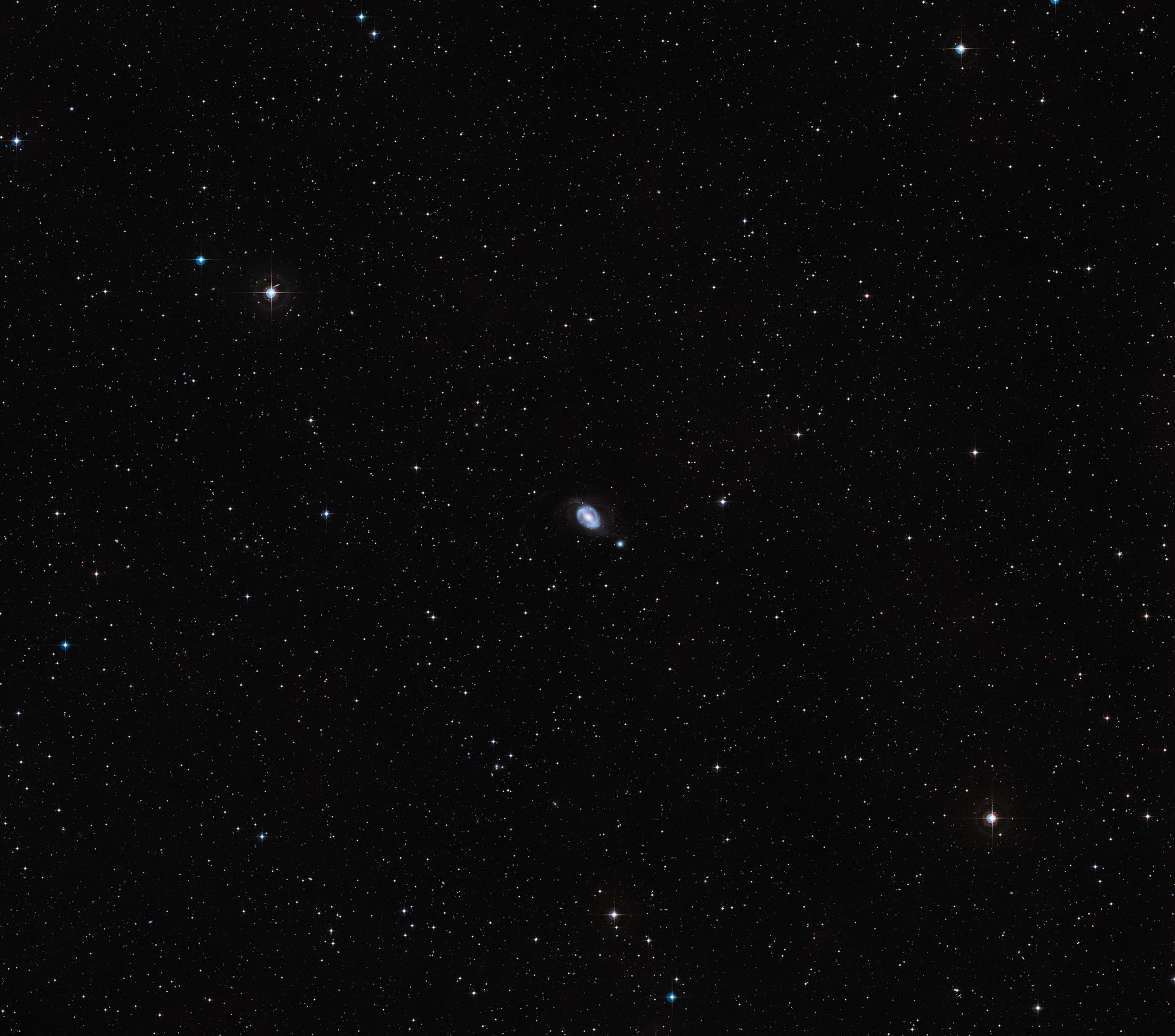 Wide-field view of NGC 1510 and NGC 1512 (ground-based view)