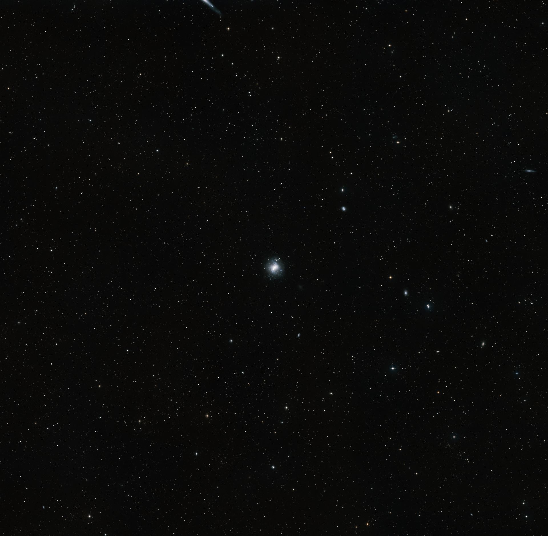 Wide-field view of NGC 4214 (ground-based image)