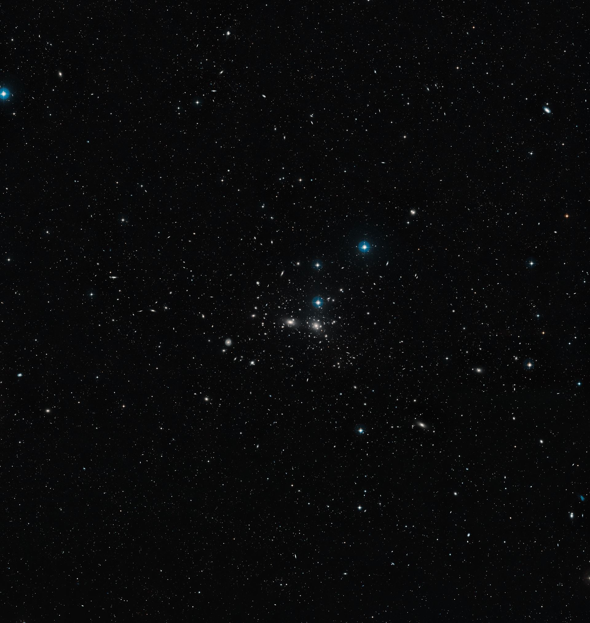 Wide-field view of the Coma Galaxy Cluster (DSS2 excerpt, ground-based image)