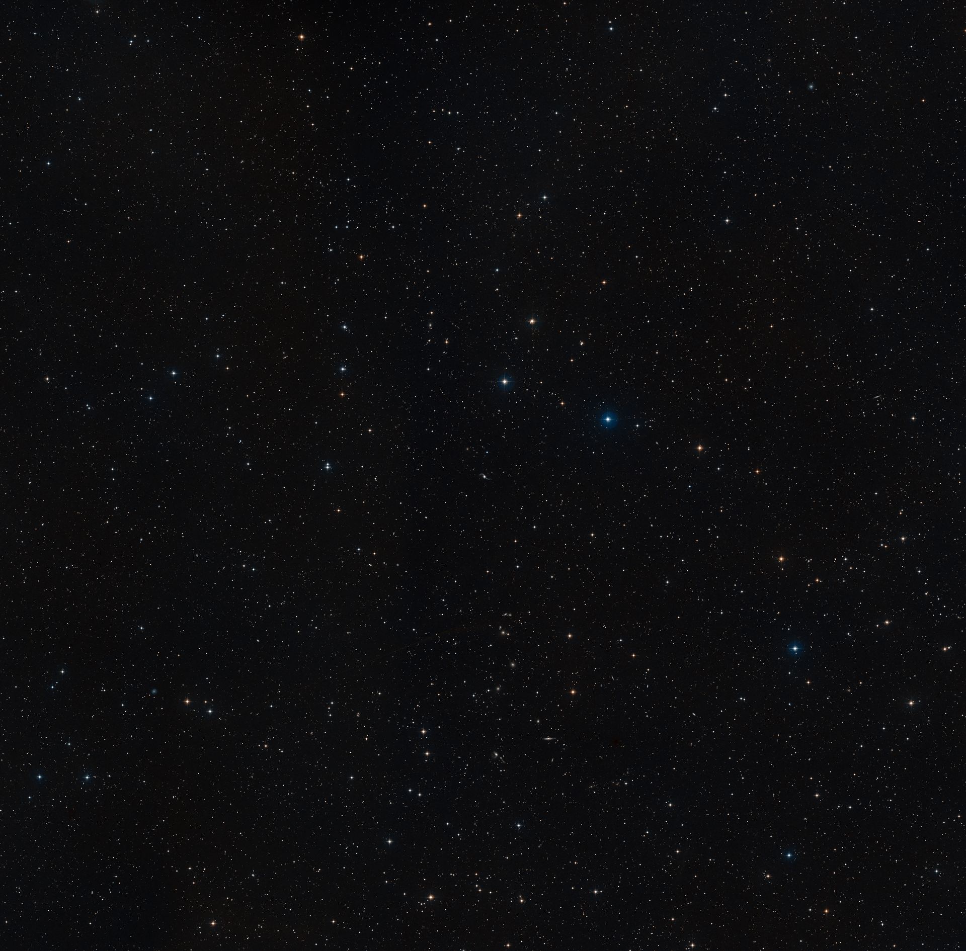 Wide-field view of the region around NGC 2623 (ground-based image)