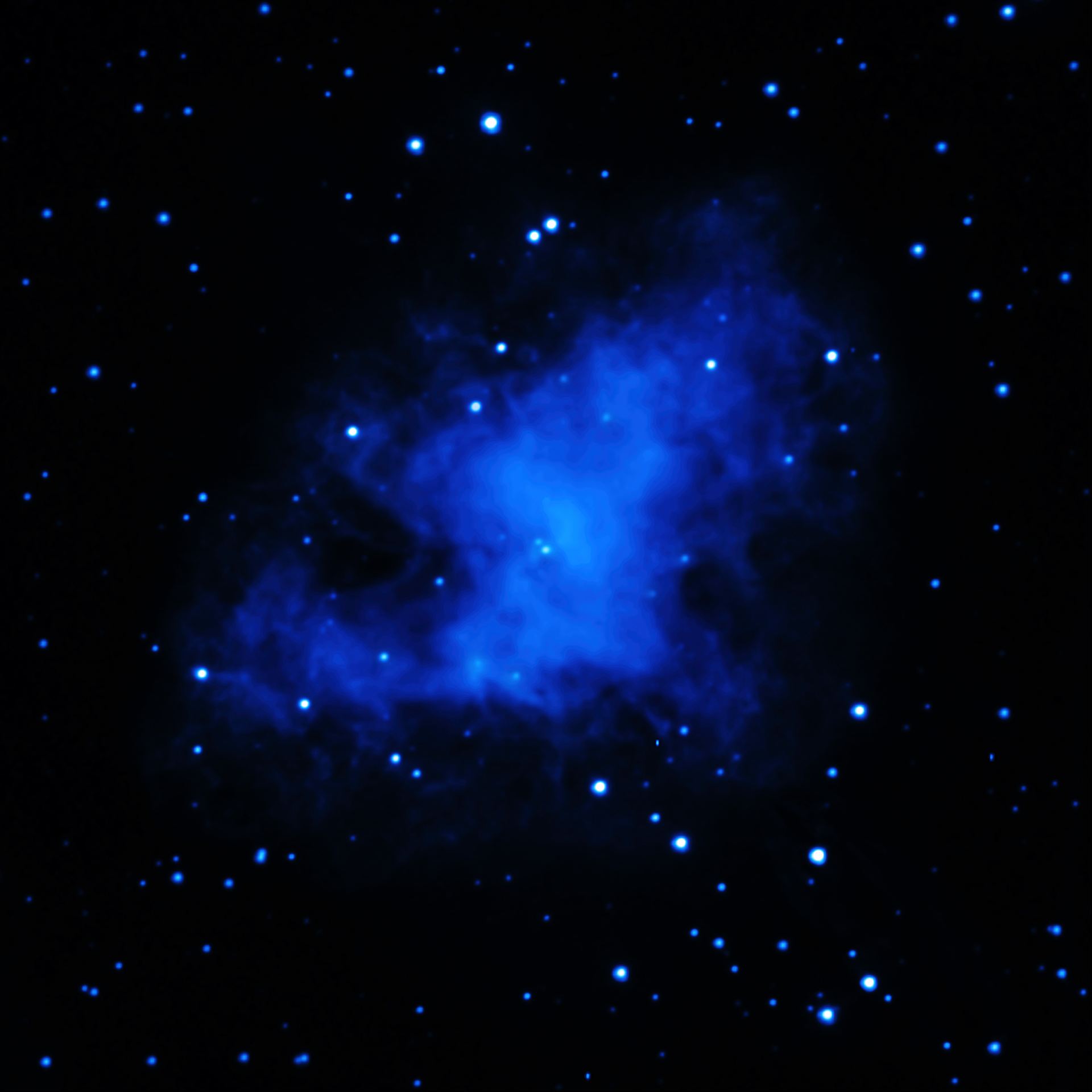 XMM-Newton (ultraviolet) Image of the Crab Nebula